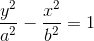 \frac{y^2}{a^2}-\frac{x^2}{b^2}=1