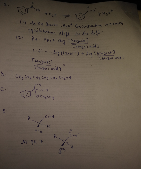 a. он + H₂O +Hoot (1) As PH lower , Hoot Concentration increases 1. 61 - - Je (63x16) + 9.4 сьем 3:) equilibecidem shift to t