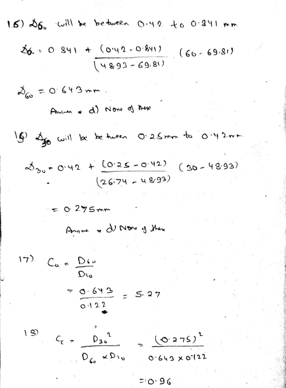 16) D6. Cwill be between 0.42 to 0.841 m.mm Do (6669812 0.841 (0.42.0:8412 14893 -69.81) 2 - Ancona d) None of these 8 Aso wi