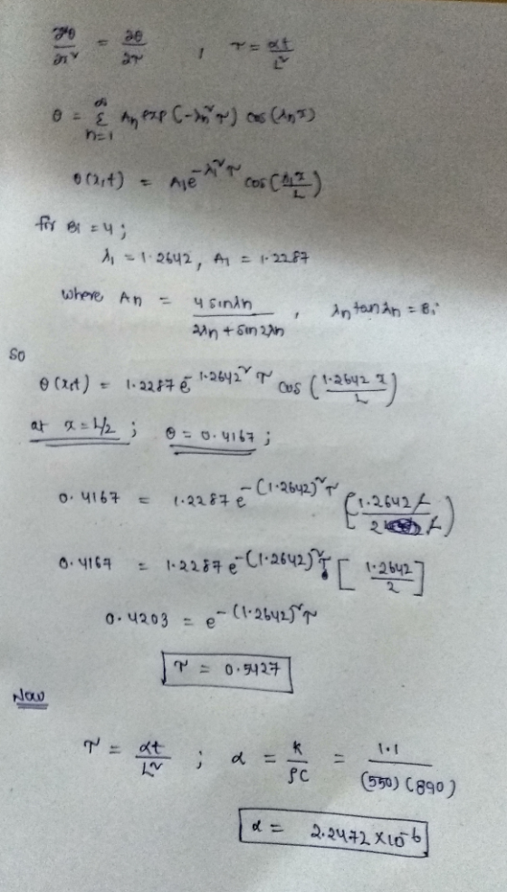 0 = & AnexPC-ur) cas (AT) ni ocast) = net cos (42) for Bi = 4; 1. = 1.2642, A = -22.87 where An - usinin 2an+sinan Antanan =
