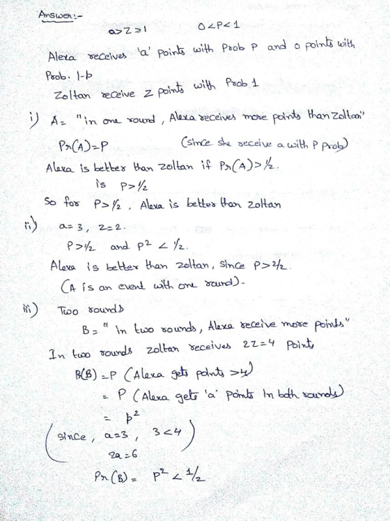 Ansien- Poob - Zotan zeceive z poi (since she seceive a uoith P Pro 1s プ12 Alava s better than 2eltan, since p> B, \n two sounch, Alexa oeceive moxe Points neso ounds zoltan eceves 2z-4 Poixt, 2