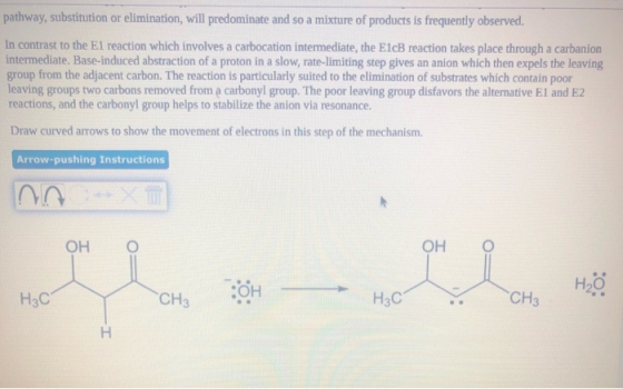 pathway, substitution or elimination, will predominate and so a mixture of products is frequently observed. In contrast to th