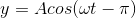 y = Acos(wt - A)