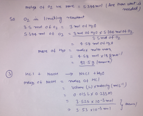 nve s 344mo1 (len tuan uleur needed mohes 0t 02 we O2 in limehing S6 Neacteut 3.S mel of 02 3 mel of M2O S.394 mol ot 02 3me)