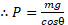:: P = mg rose