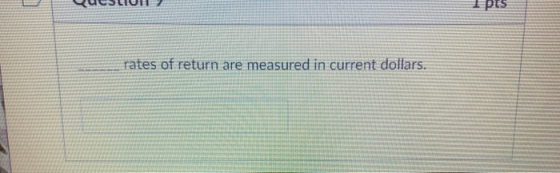 U 1 PIS rates of return are measured in current dollars.
