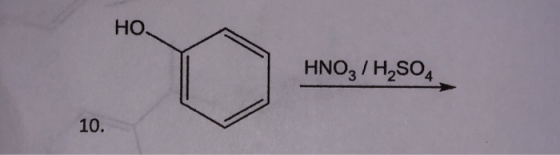 НО. HNO3 / H2SO4 10.