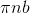 \pi nb