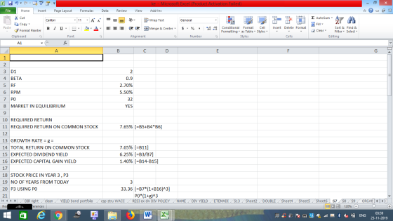 - 2x 2 0.9 ke - Microsoft Excel (Product Activation Failed) File Home Insert Page Layout Formulas Data Review View Add-Ins %