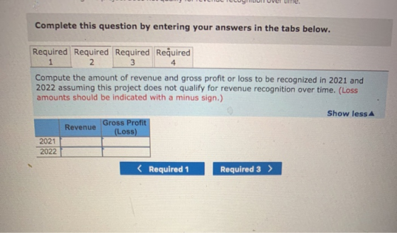 my UILICIUL CLUYLUNUver uite. Complete this question by entering your answers in the tabs below. Required Required Required R