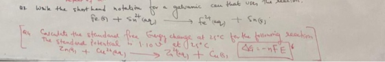 notation for a short hand galvanic con that as. While the uses the learn fe + sut car, feta + Snei Jan Calculate the standard