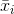 \bar{x}_{i}