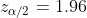 a/2=1.96