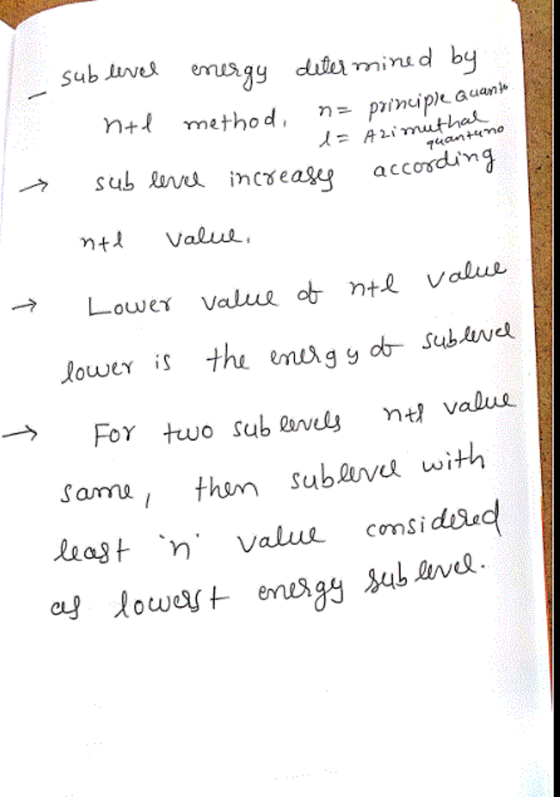 sub luvei enusgy ditu mid by sub and increase according Valie → Lower valuu nt! Value lower is the em d Subluvel → Fortu o su