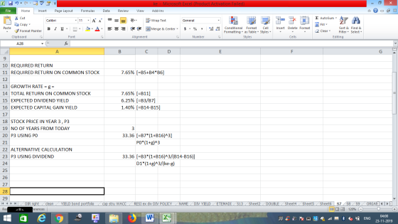 ke - Microsoft Excel (Product Activation Failed) Add-Ins File Home Insert Page Layout Formulas Data Review View - 2x % Cut Ca