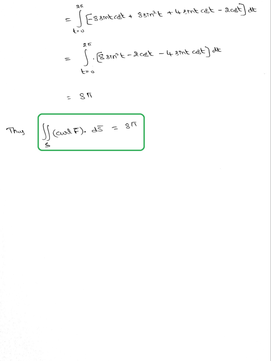 - 5 Esemtrat + 831nt +4 zent cst - 2a6t] at JE tro 25 5. Bernºt-doost - 4 set cot]dt t= 81 819 Thus Sscul F). (curl F). dš S