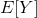 E[Y]