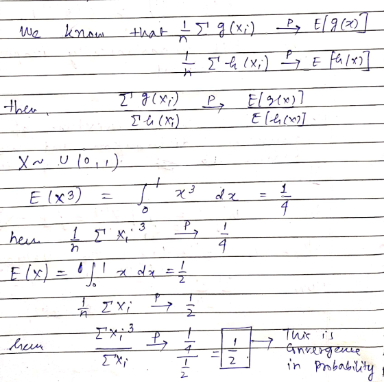 - theur We know that I r g(x;) by E/9 (70] . I tu (x;) My E falx7] - I g(x;) e Elsex)] El (xi) Elecxy] X-U10, 1) E (x 3) = I