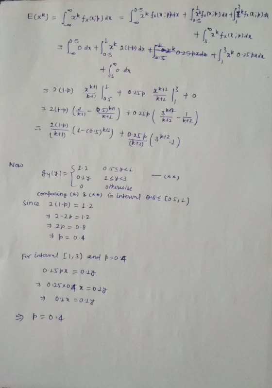 f.zt fx咻丿4χ 」-oo..kfx(. :ndx t E(yk): = k42 kz kfi ktl) Naw 0 Since 2 (1-p) = ↓2 ト= 0.4 ウト= 0 ,4