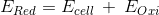 E_{Red}=E_{cell}\:+\:E_{Oxi}