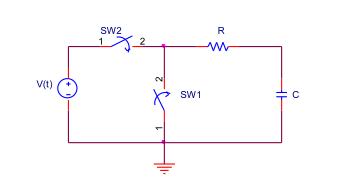 SW2 V(t) ( SW1