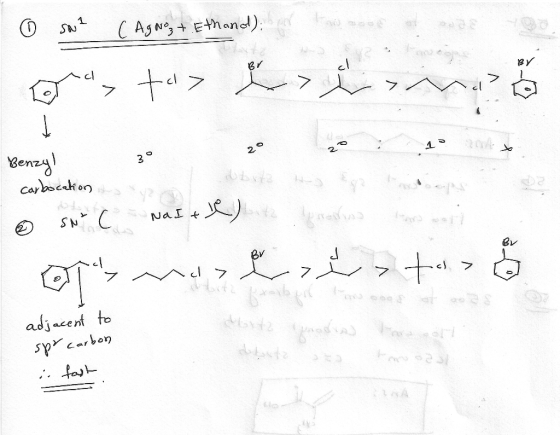 o sou? ( Agro + Ethand) - BY ora, tas & i met Benzyl carbocation it ya - NaIt bordo o suc Naitle) G, nas e estas & adjacent