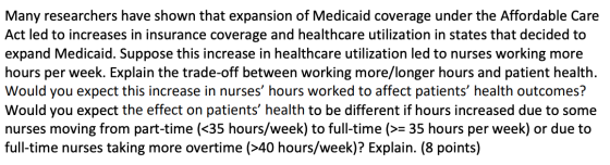 Many researchers have shown that expansion of Medicaid coverage under the Affordable Care Act led to increases in insurance c