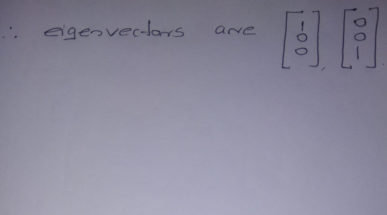 . elgesvectors are -00 -oo