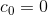 Co=0