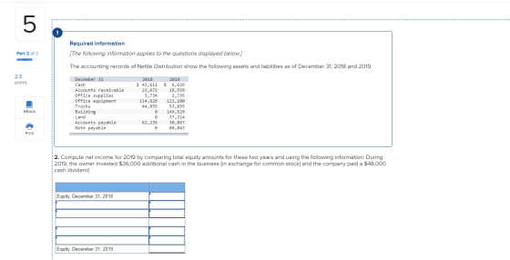 Required information [The following information applies to the questions displayed below.) Part 2 of 3 The accounting records