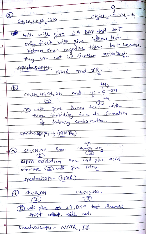 sha nagaive tollestt be they Lont e fuytha oxid22d. >ecawx CHH TD | ④CH3CH.OH cm cy.CHo naf,