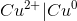 Cu^{2+}|Cu^{0}