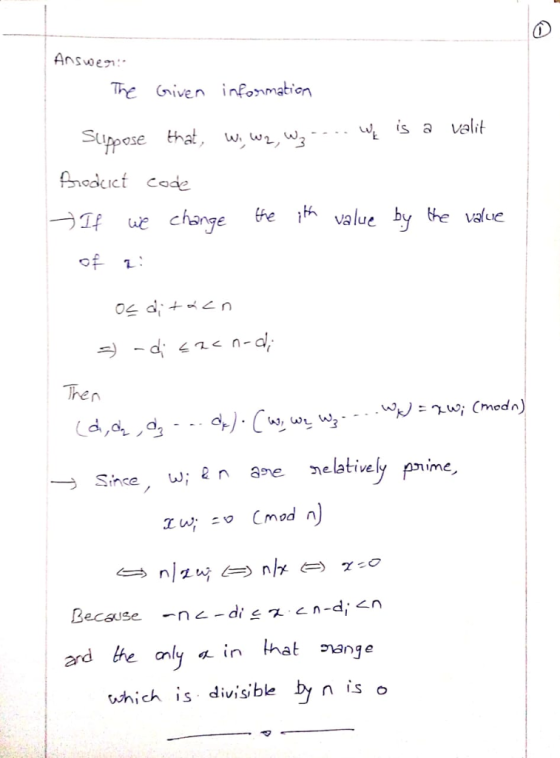 Answen: The iven infonmation .. w, is a valit the th vale by e value hen ime which is, divisible