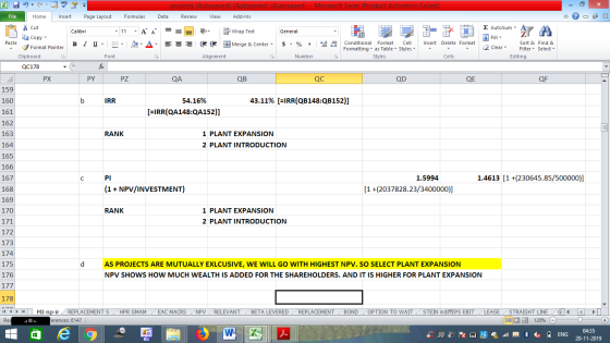 projects (Autosaved) (Autosaved) (Autosaved) - Microsoft Excel (Product Activation Failed) Review File Home Insert Page Layou