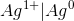 Ag^{1+}|Ag^{0}