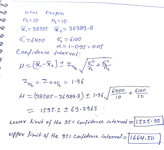x,-38585 ,-36g89·8 12 2- 2 6400 + 610o Lower I.rnt of tka 95% Confedent interval-IS25.90 He g5% Confidente-interv a