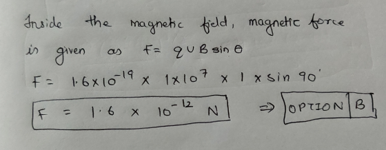 ánside the magnehe eld, magnetic borce 1 x Sin 1o