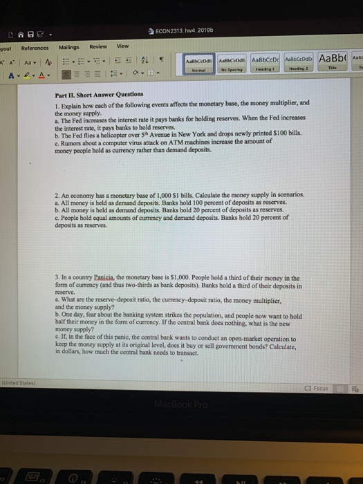 ECON2313 hw4 2019b View Review Mailings yout References AatbCeDE AaßbCcD: AalbCcDd E AaBb Aasb AaltbCeDdE Ap 4 A Aa Su Tele H