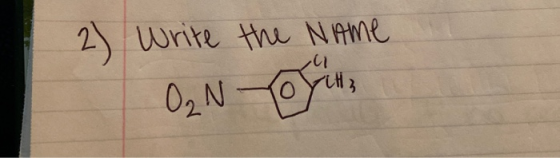 2) Write the name al Titta O₂N