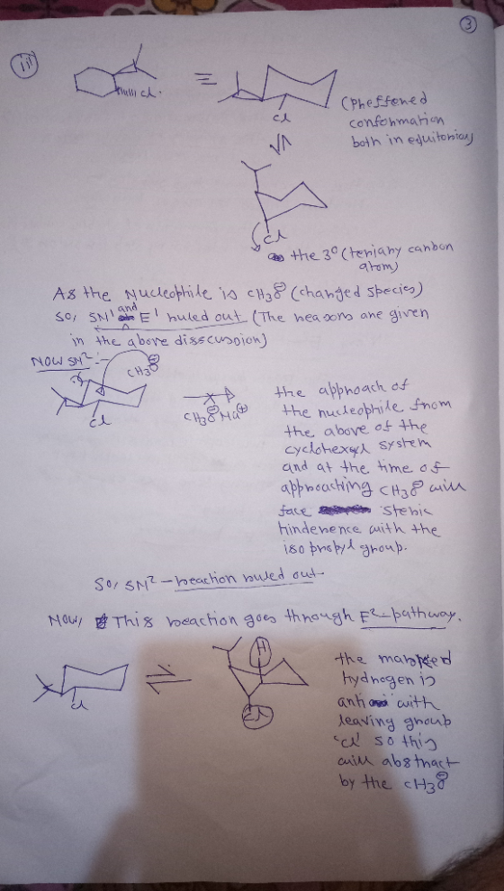 CN (Pheftoned conformation both in ejuitonton tch the 30 (teniany canbon atom) As the nucleophile is cH₂8 (changed species) s