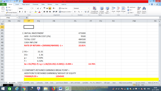 ke - Microsoft Excel (Product Activation Failed) Add-Ins View - 2x Dr General Wrap Text Merge Merge & Center Center SF 4:0 .0