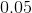 0.05