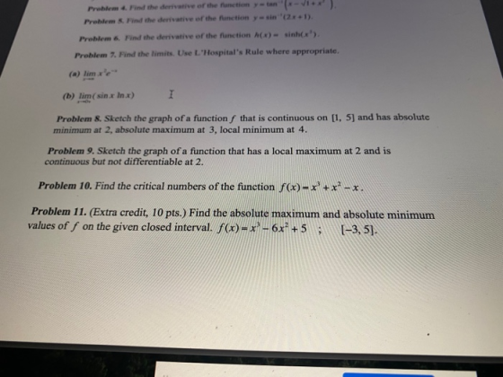 Problem 4. Find the derivative of the faction yan - VI Problems. Find the derivative of the function y=sin( 2.1) Problem 6.