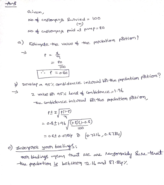 a) pt) Devela opet 95 % C ntidem ce into vdt - the fofolation pation? loo 二○.ct o.cng4 /o.72儿o.c134