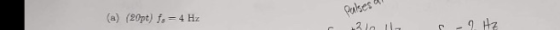 (a) (20pt) fs=4Hz