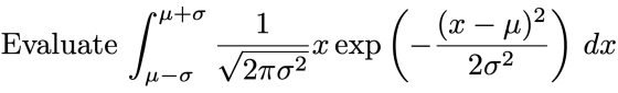 outo Evaluate dx x exp 2702
