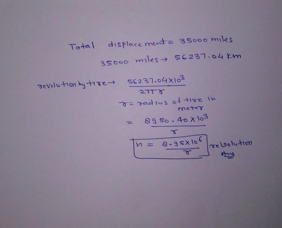 Tota displace meudta 3so0o miles displace medtz 3Sooo miles → 6237.04 em