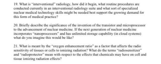 19. What is interventional radiology, how did it begin, what routine procedures are conducted currently in an interventional