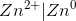 Zn^{2+}|Zn^{0}