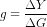 g = \frac{\Delta Y}{\Delta G}